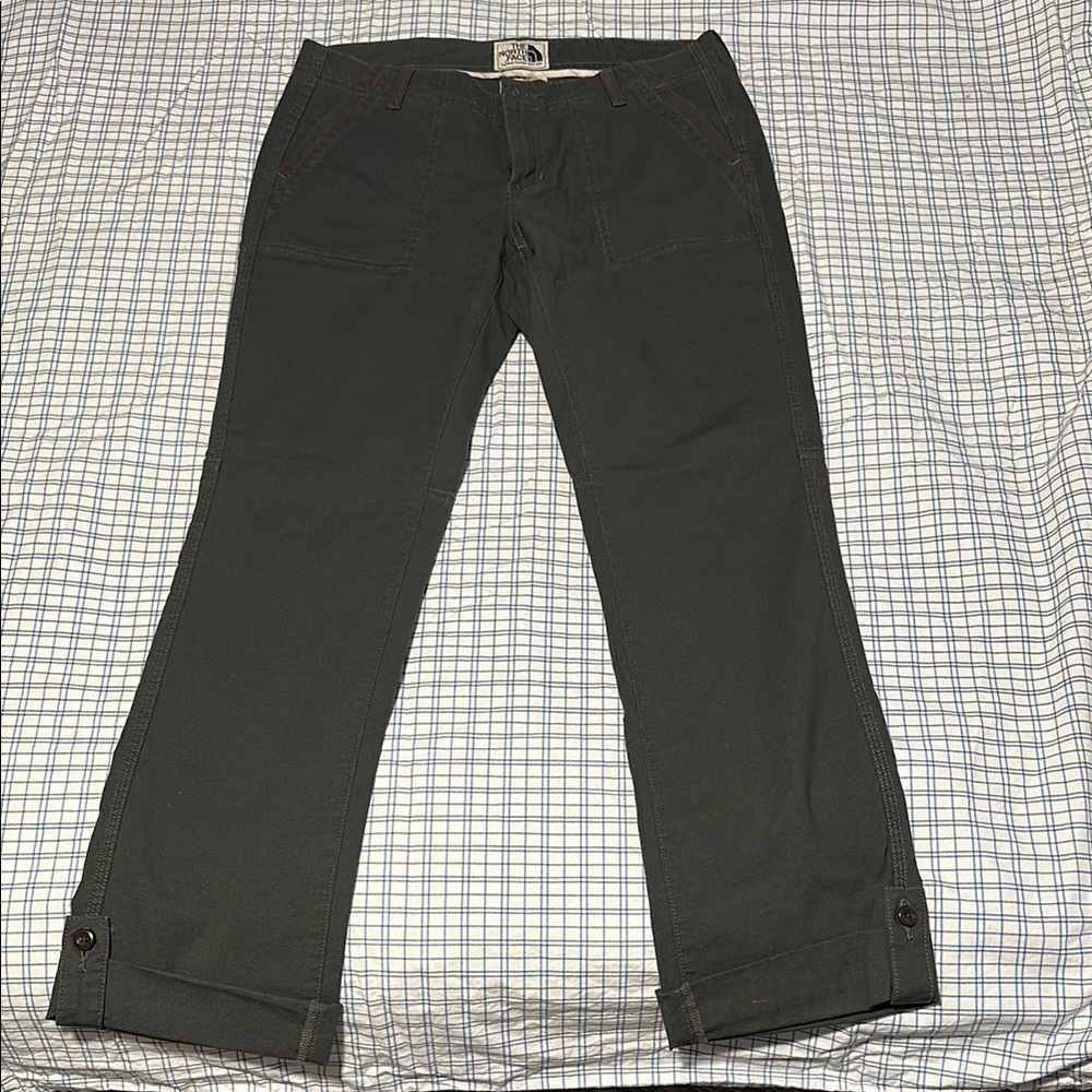 North Face Dark Gray Canvas Pants